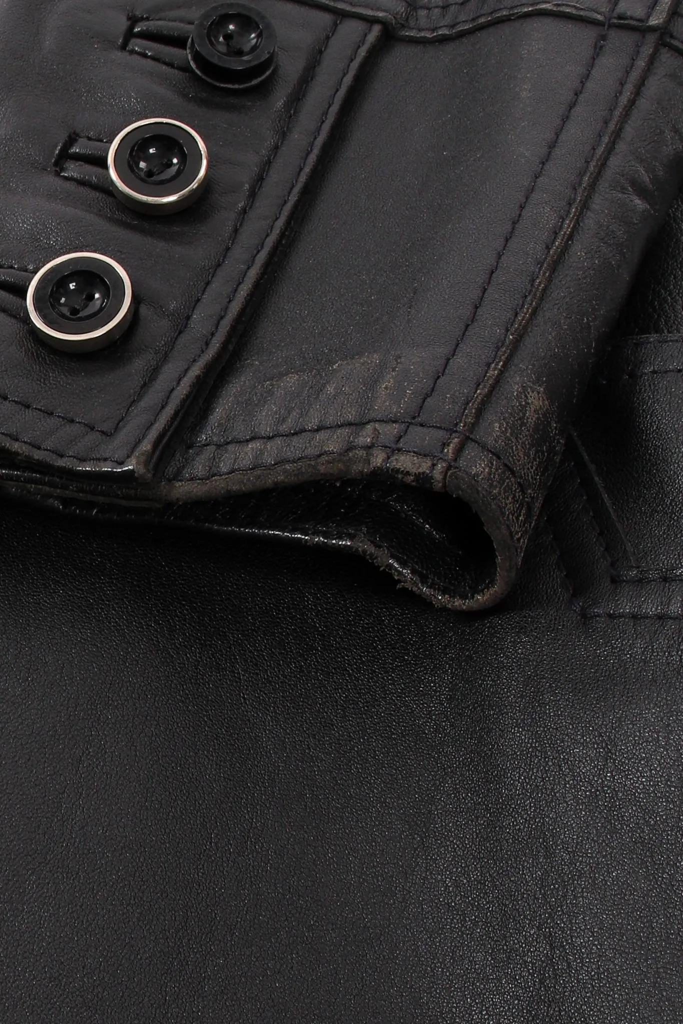 Leather & Lamb Trench Coat