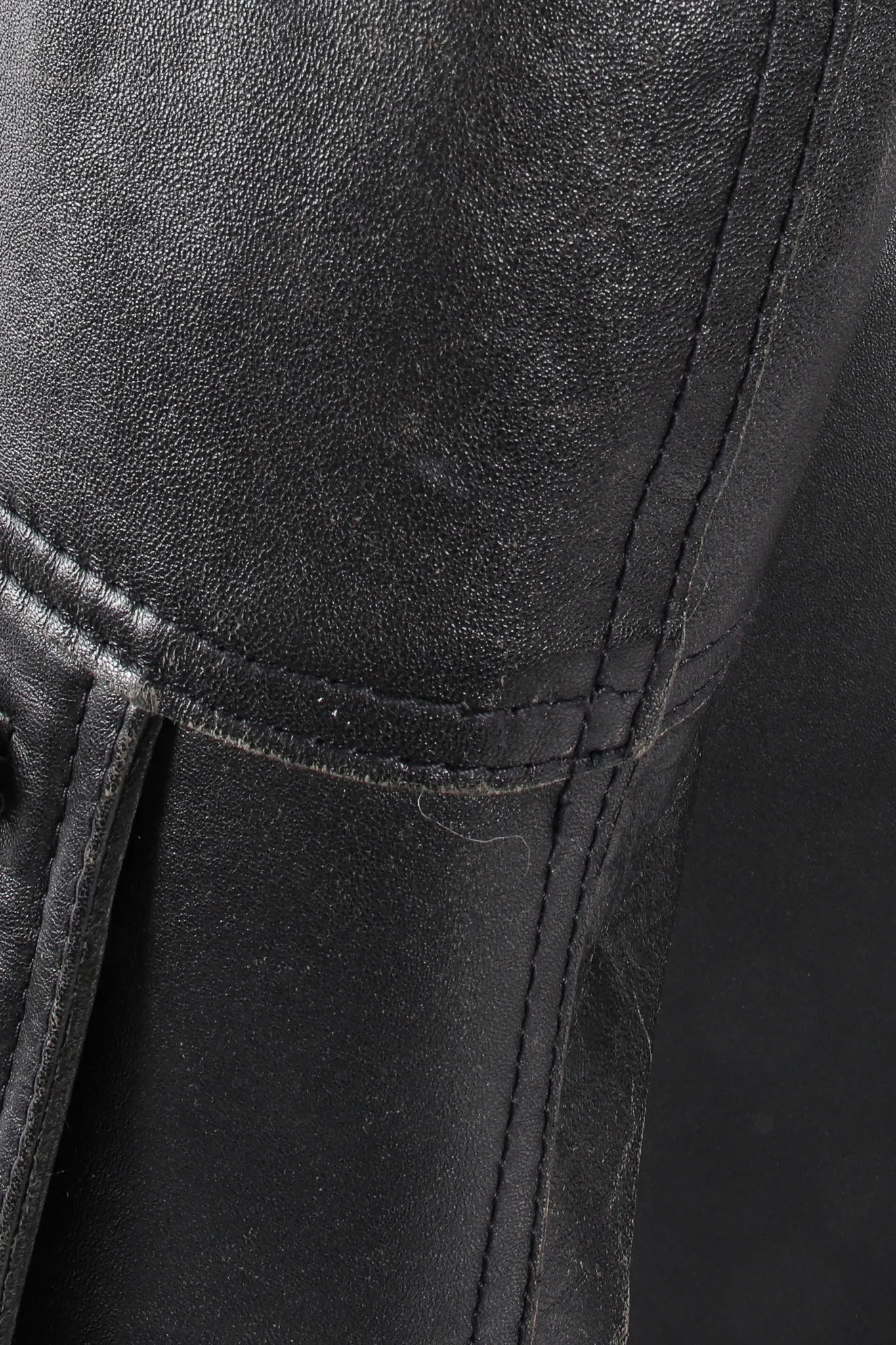 Leather & Lamb Trench Coat