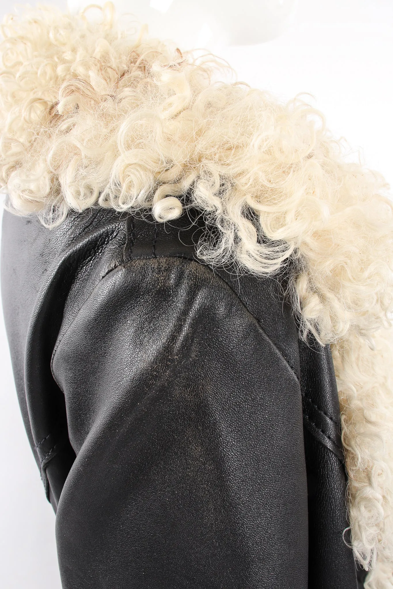 Leather & Lamb Trench Coat