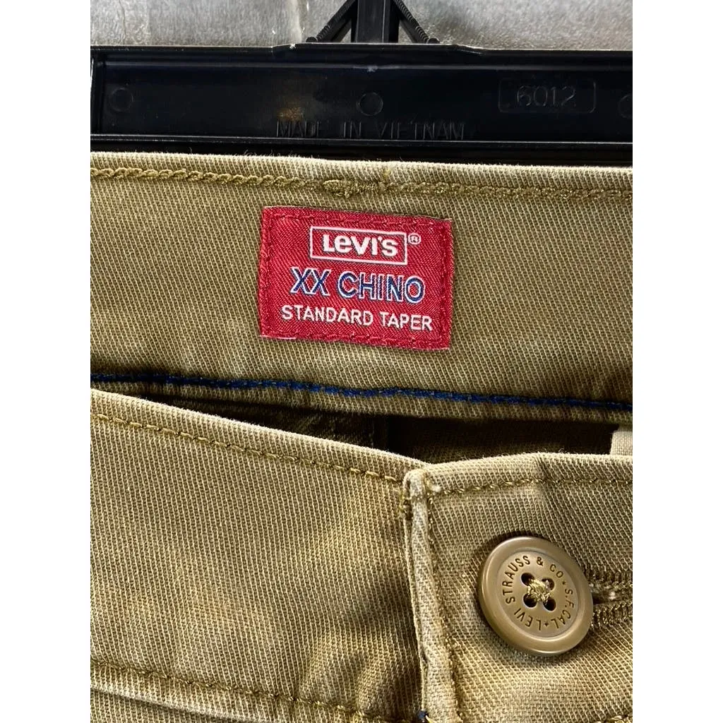 LEVI'S Men's Cougar XX Chino Standard Taper Fit Stretch Pants SZ 28X30