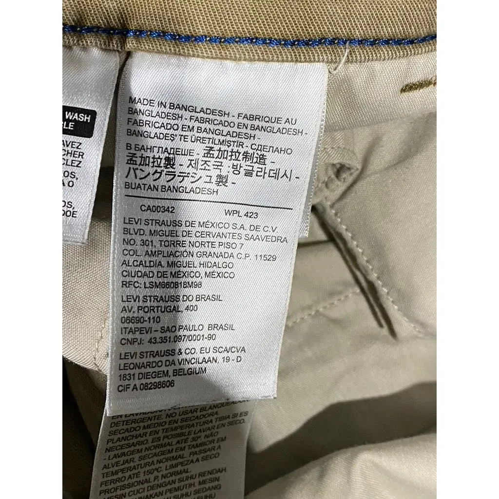 LEVI'S Men's Cougar XX Chino Standard Taper Fit Stretch Pants SZ 28X30