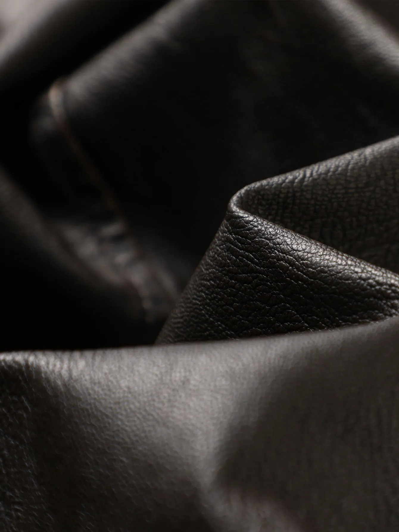 Long Lined Faux Fur Lined PU Leather Overcoat