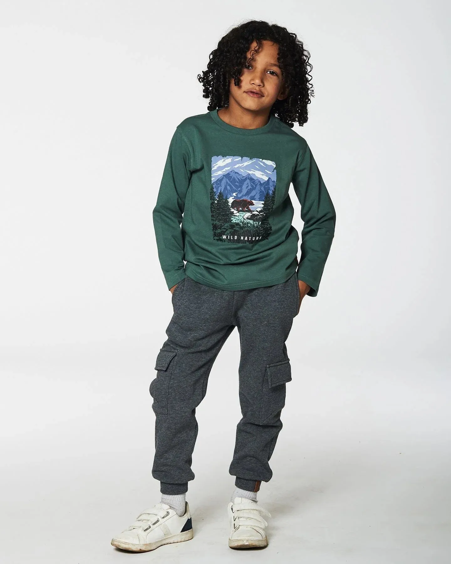 Long Sleeve Jersey Tshirt - Dark Forest