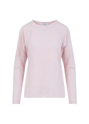 Long Sleeve T-Shirt in Winter Rose