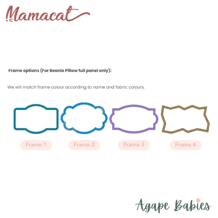 Mamacat Beanie Pillow Bear Hats Navy