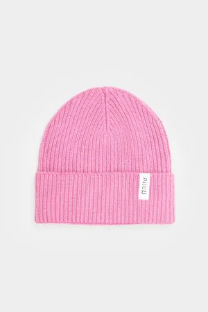 Marcello Unisex Cashmere Beanie Pink