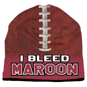 Maroon And White State Pride Beanie
