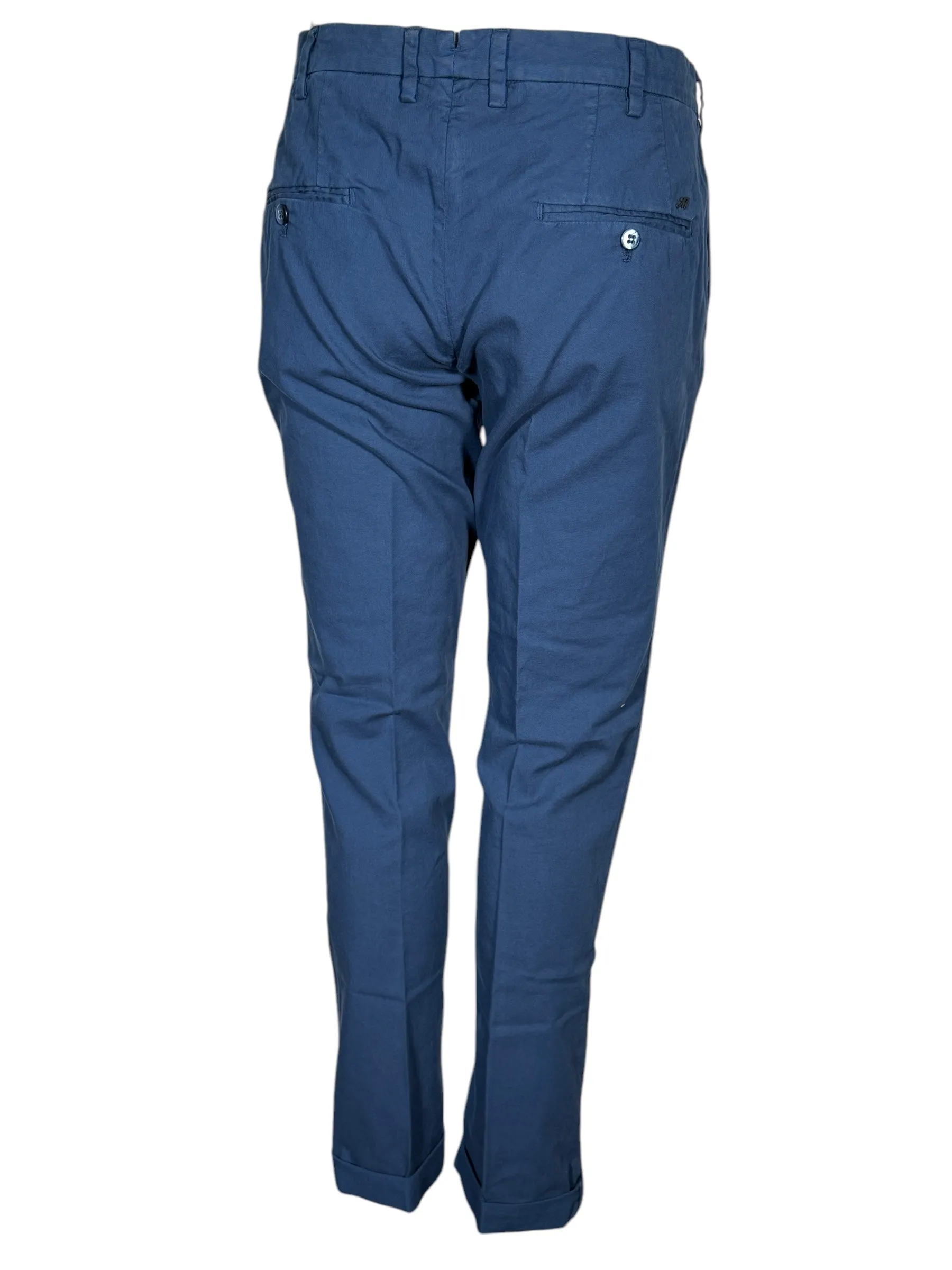 MASON'S MEN’S PANAMA PANTS - MARINE BLUE