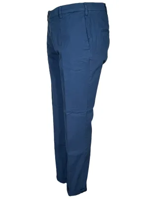 MASON'S MEN’S PANAMA PANTS - MARINE BLUE