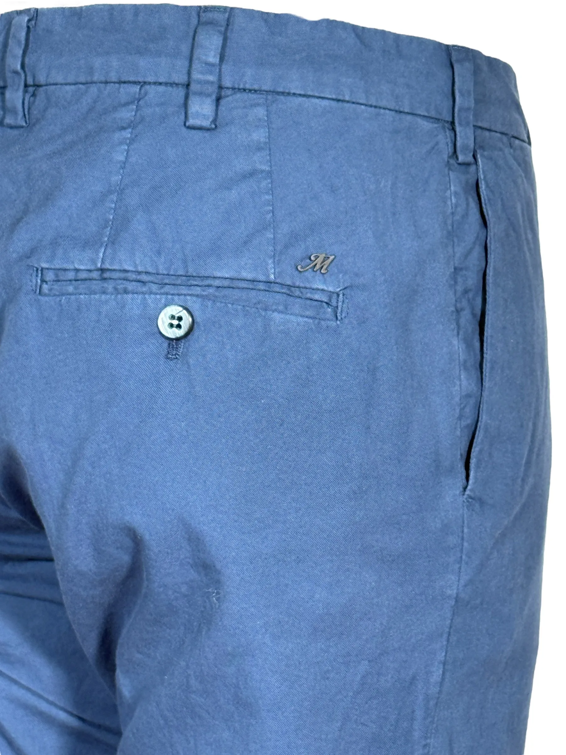 MASON'S MEN’S PANAMA PANTS - MARINE BLUE