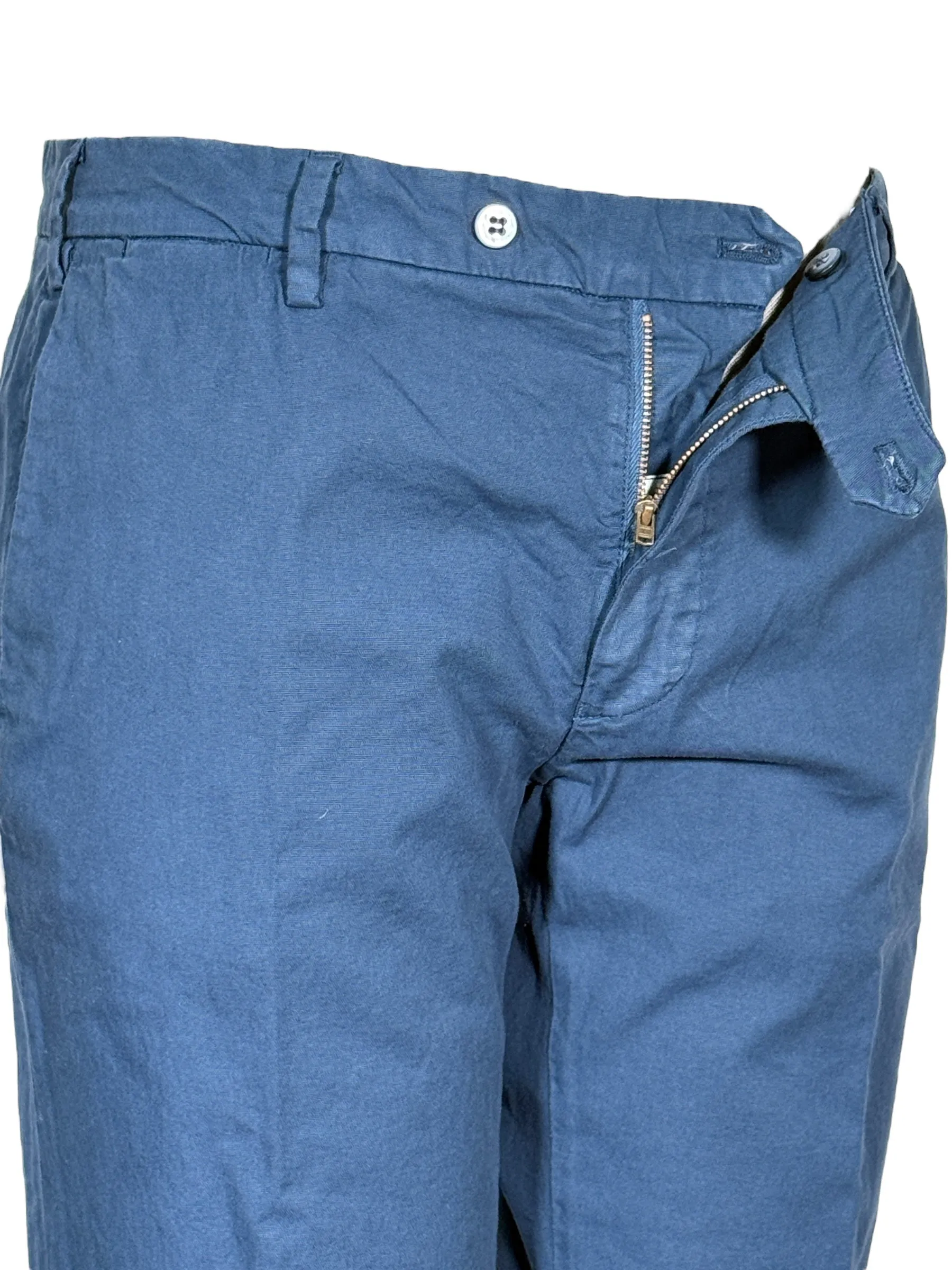 MASON'S MEN’S PANAMA PANTS - MARINE BLUE