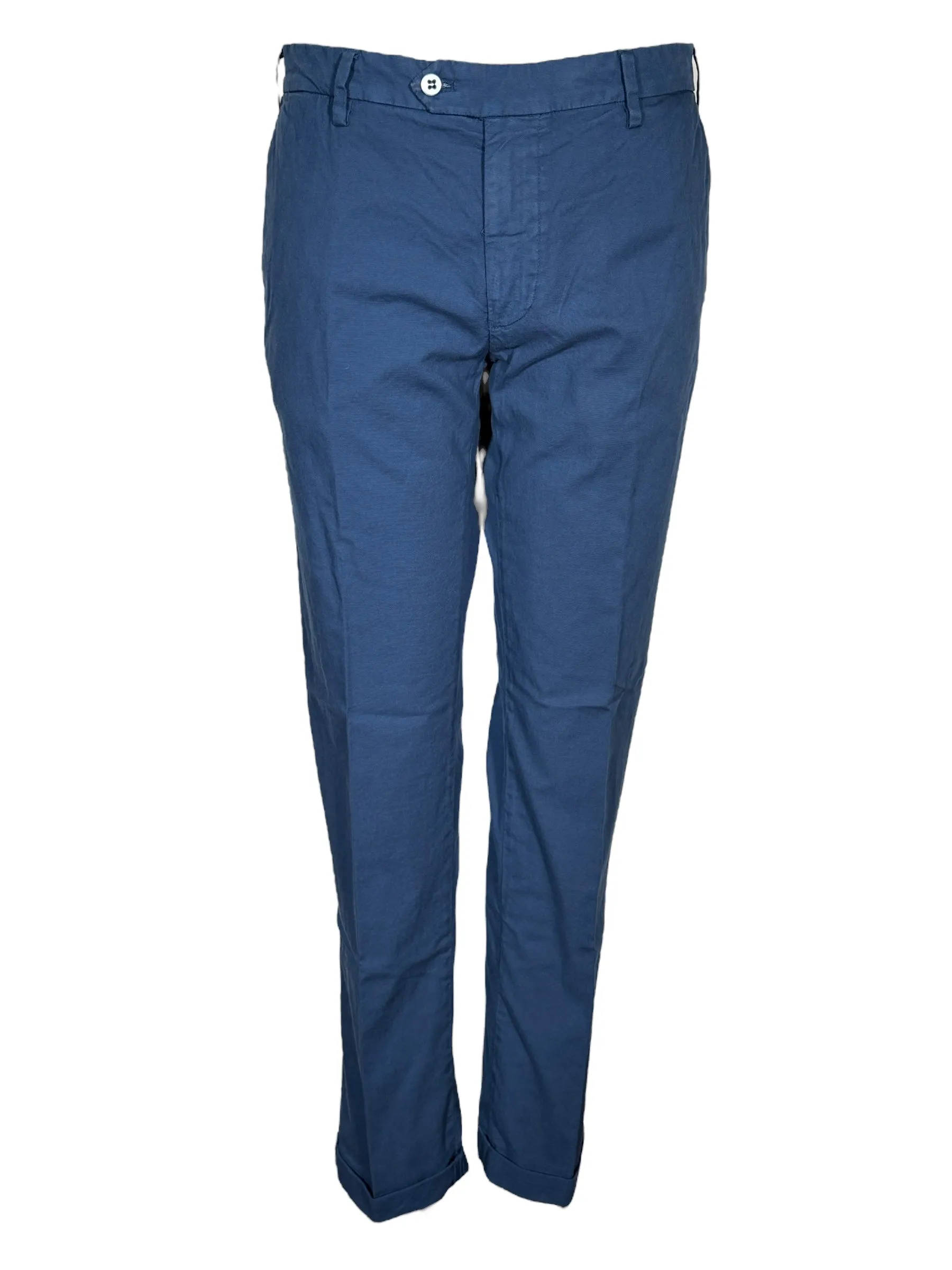 MASON'S MEN’S PANAMA PANTS - MARINE BLUE