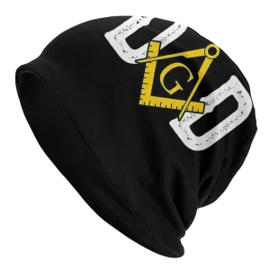 Master Mason Blue Lodge Beanie - Dad Masonic Knitted Hat