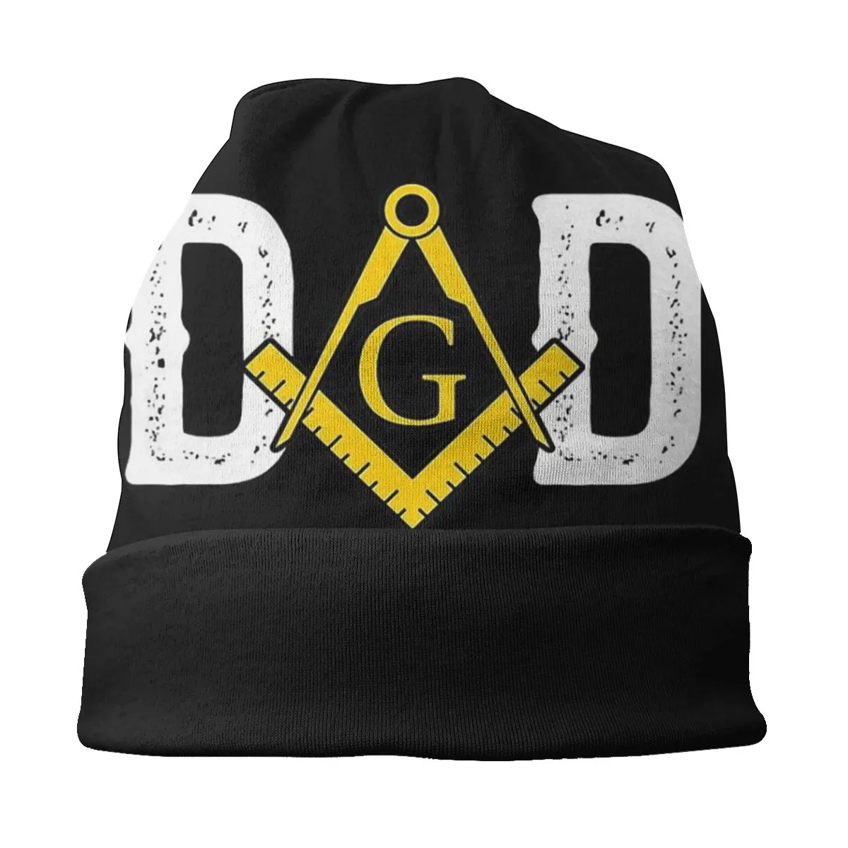 Master Mason Blue Lodge Beanie - Dad Masonic Knitted Hat