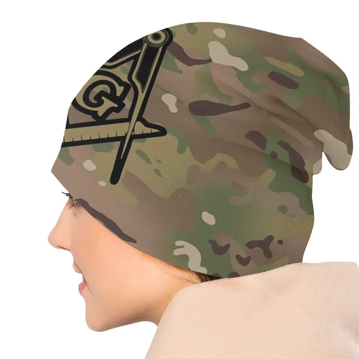Master Mason Blue Lodge Beanie - Military Warm Hat