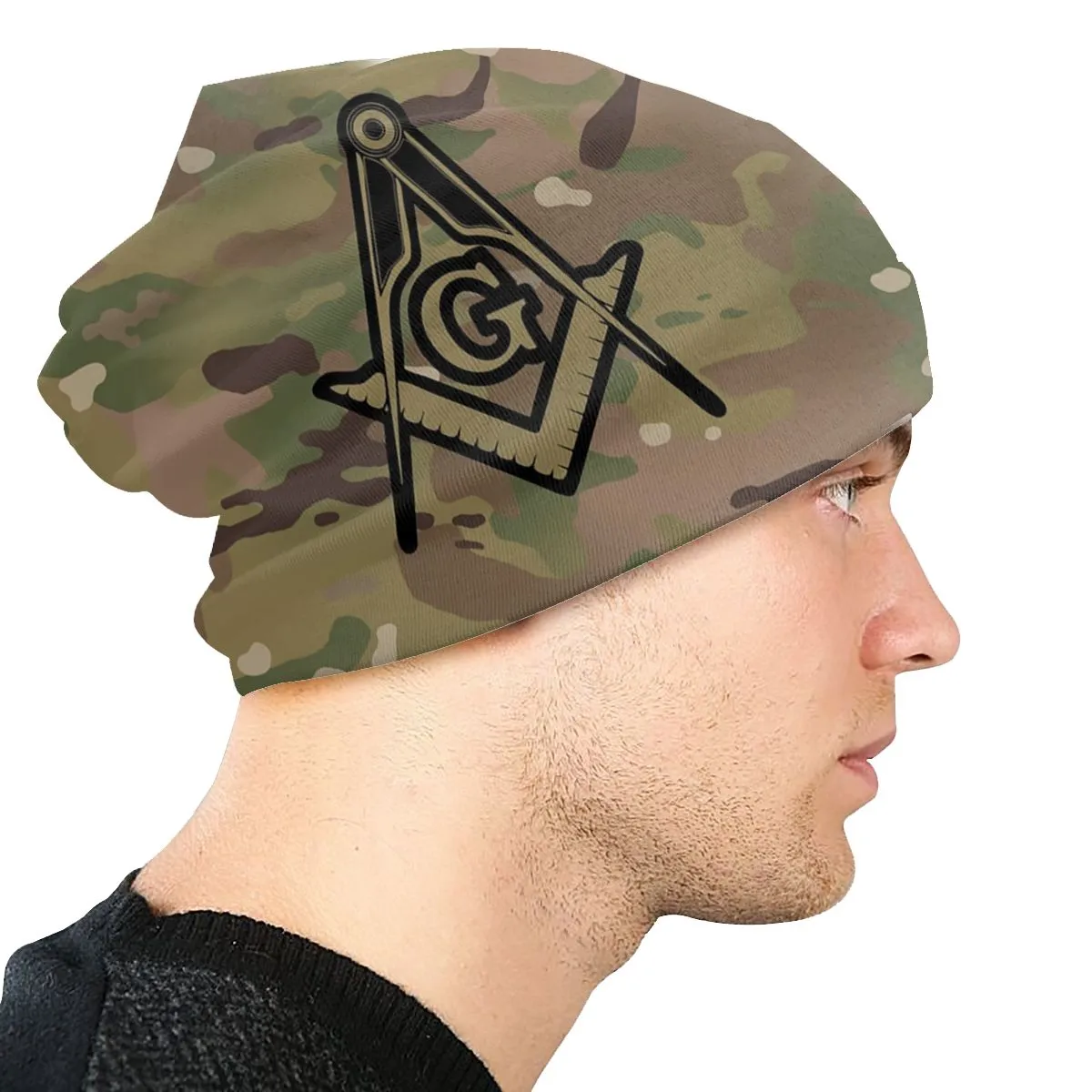 Master Mason Blue Lodge Beanie - Military Warm Hat