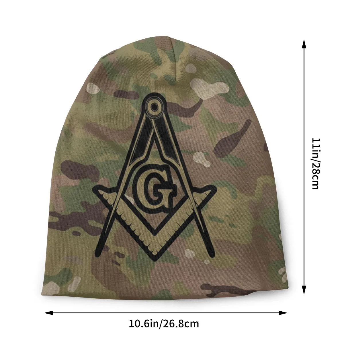 Master Mason Blue Lodge Beanie - Military Warm Hat
