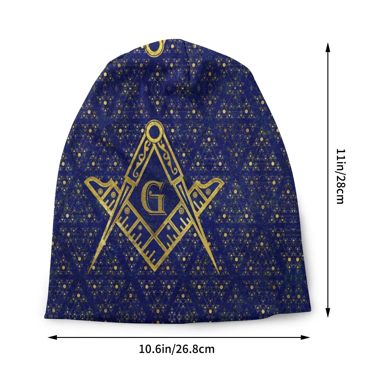 Master Mason Blue Lodge Beanie - Multifunction Bonnet