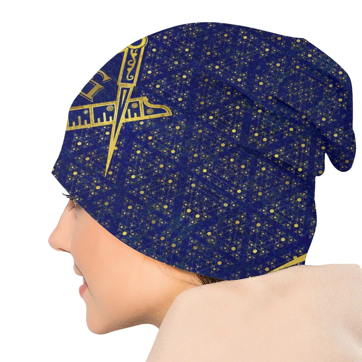 Master Mason Blue Lodge Beanie - Multifunction Bonnet