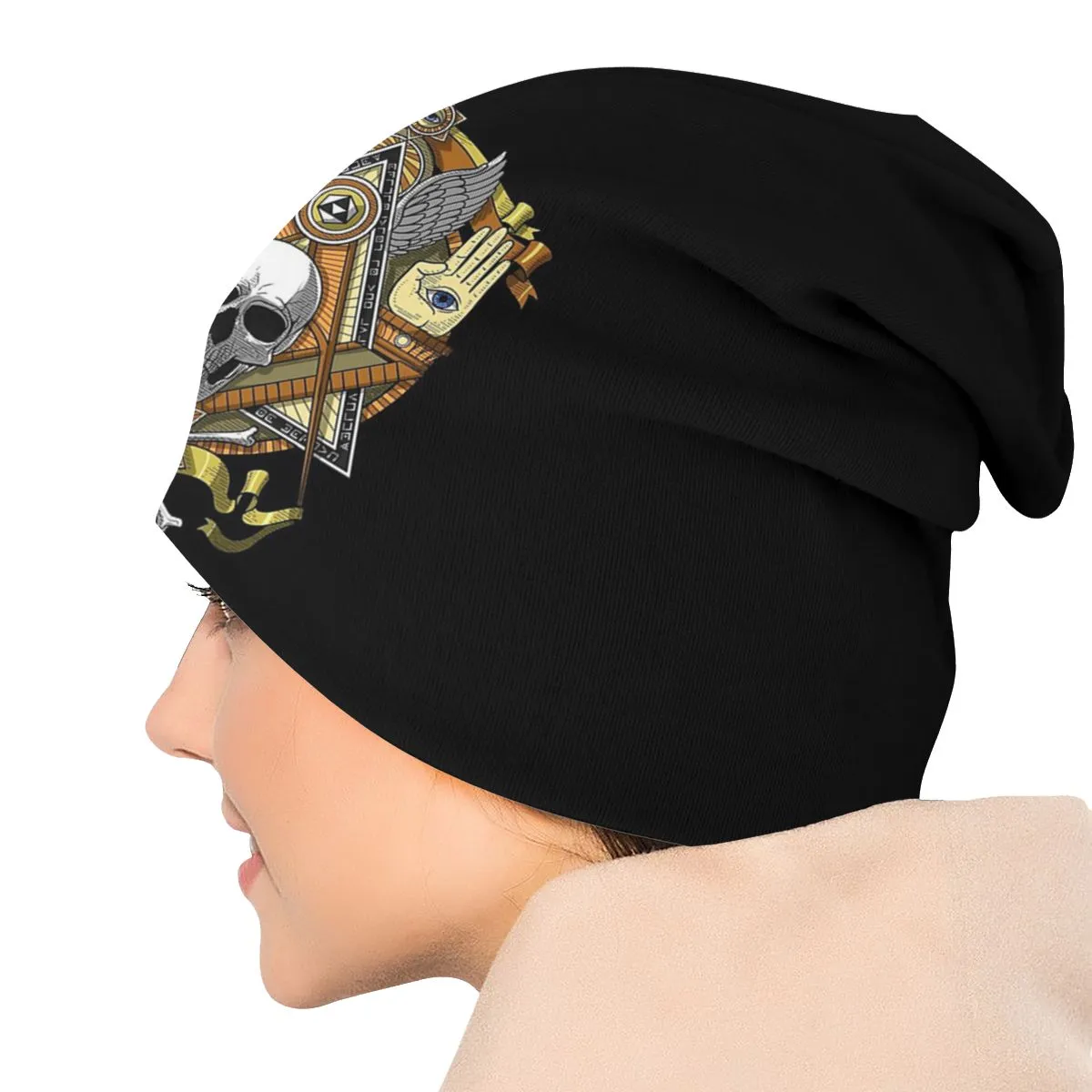 Master Mason Blue Lodge Beanie - Ski Skullies Hat
