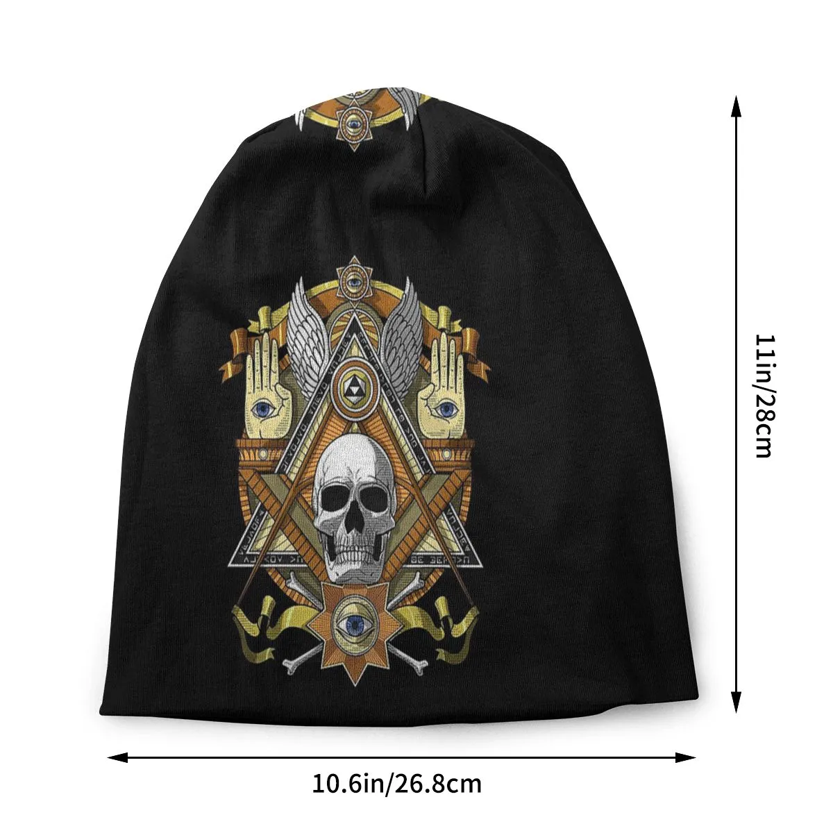 Master Mason Blue Lodge Beanie - Ski Skullies Hat