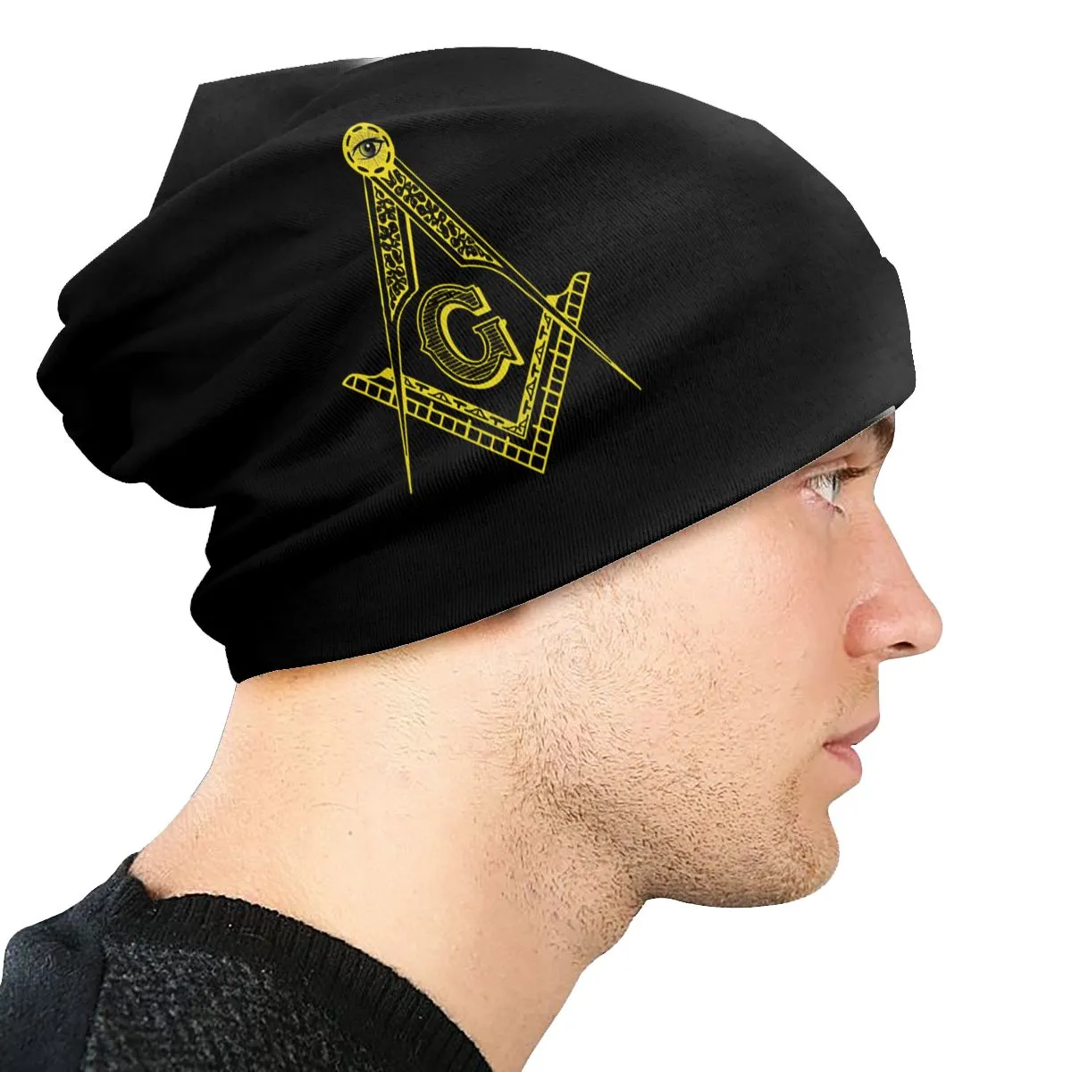 Master Mason Blue Lodge Beanie - Warm Multifunction Cap