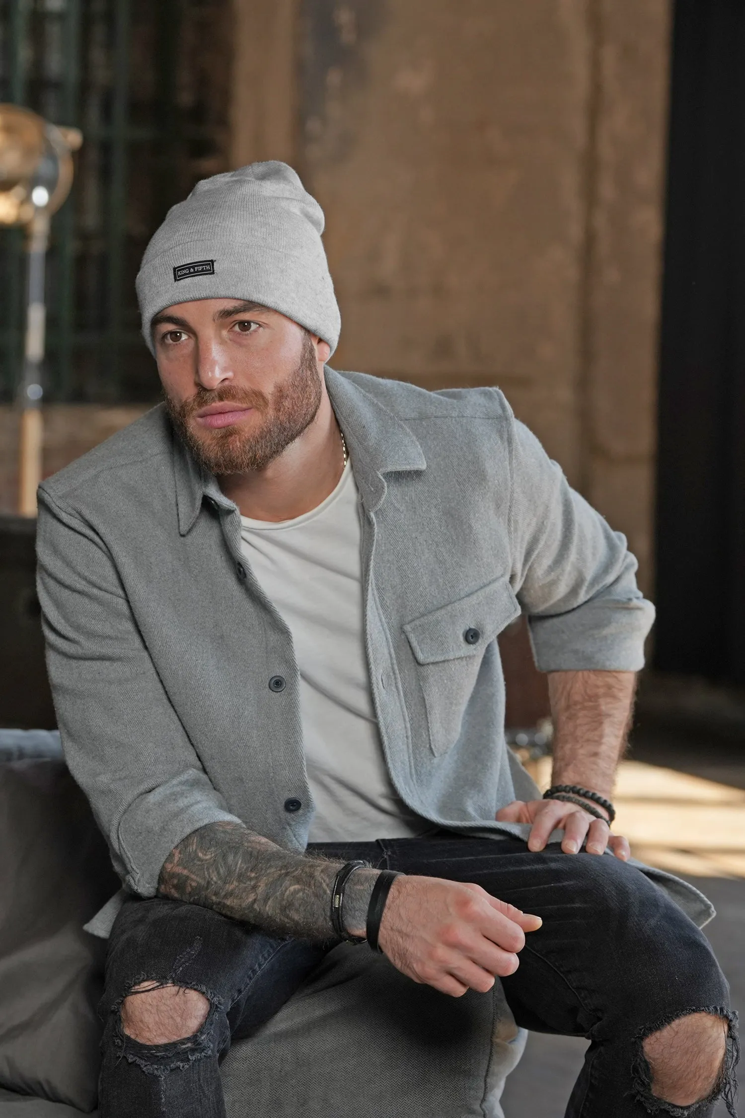 Mens Cashmere Blend - The Eden