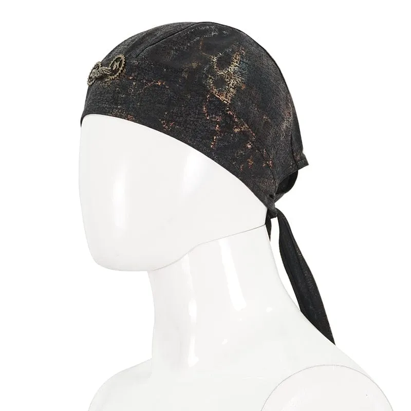 Men's Punk Gear Lace-up Beanie