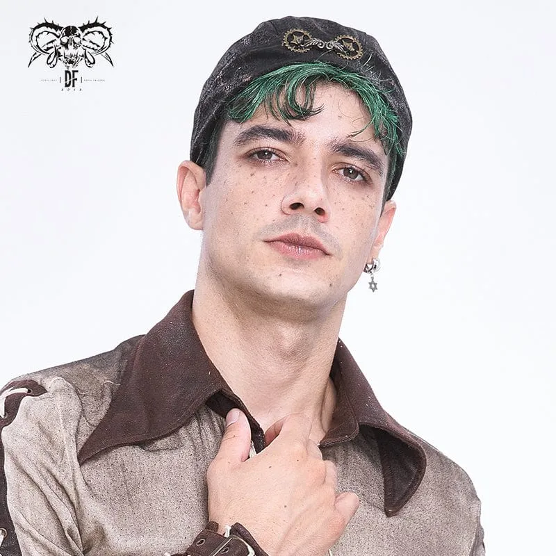 Men's Punk Gear Lace-up Beanie