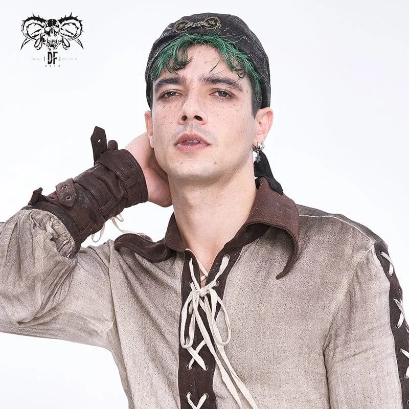 Men's Punk Gear Lace-up Beanie
