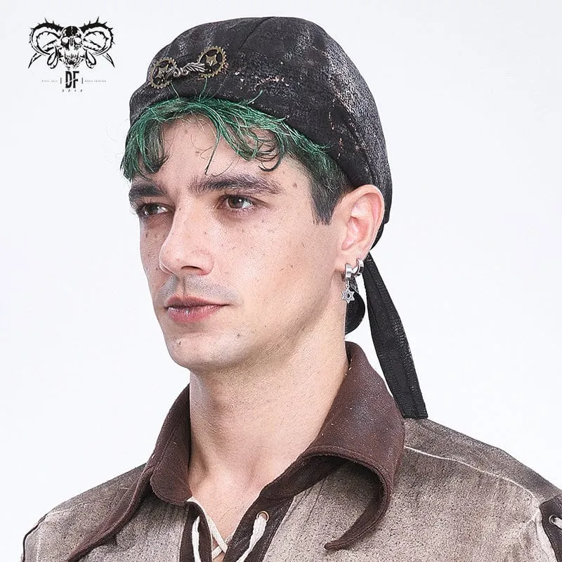 Men's Punk Gear Lace-up Beanie