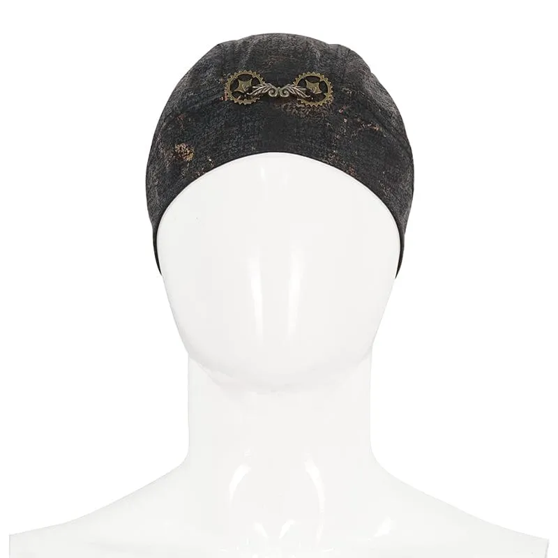 Men's Punk Gear Lace-up Beanie
