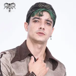Men's Punk Gear Lace-up Beanie