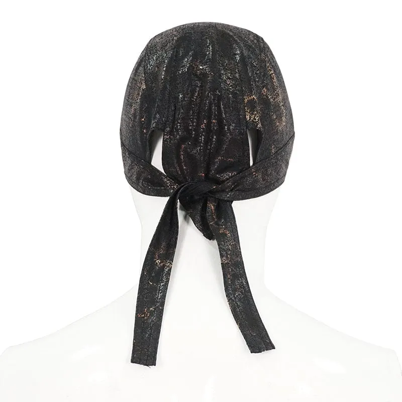 Men's Punk Gear Lace-up Beanie