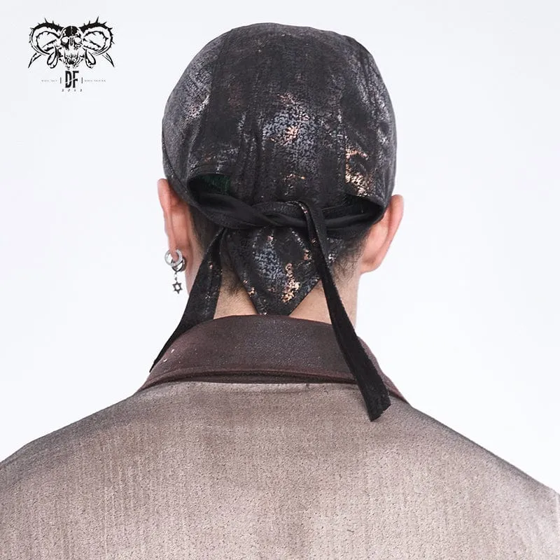 Men's Punk Gear Lace-up Beanie