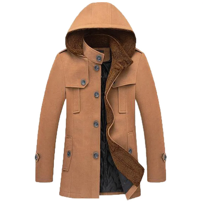 Men's Thick Warm Overcoat