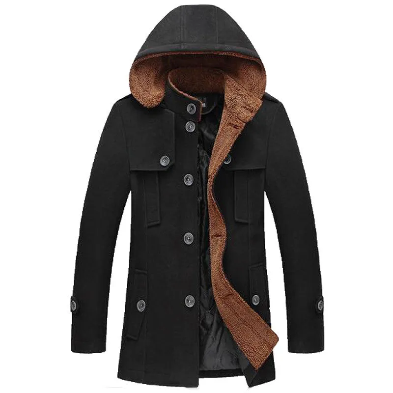 Men's Thick Warm Overcoat