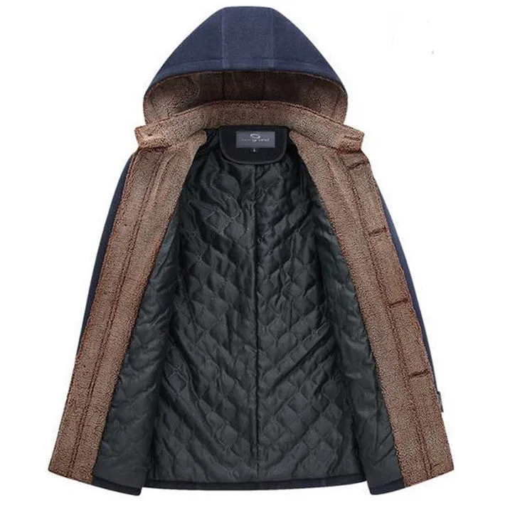 Men's Thick Warm Overcoat