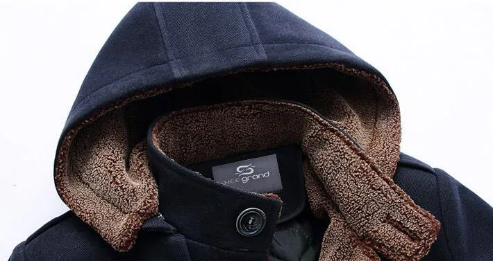 Men's Thick Warm Overcoat