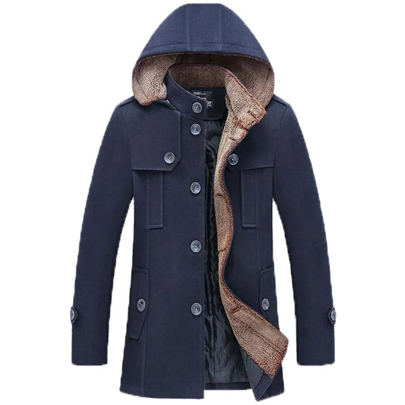 Men's Thick Warm Overcoat