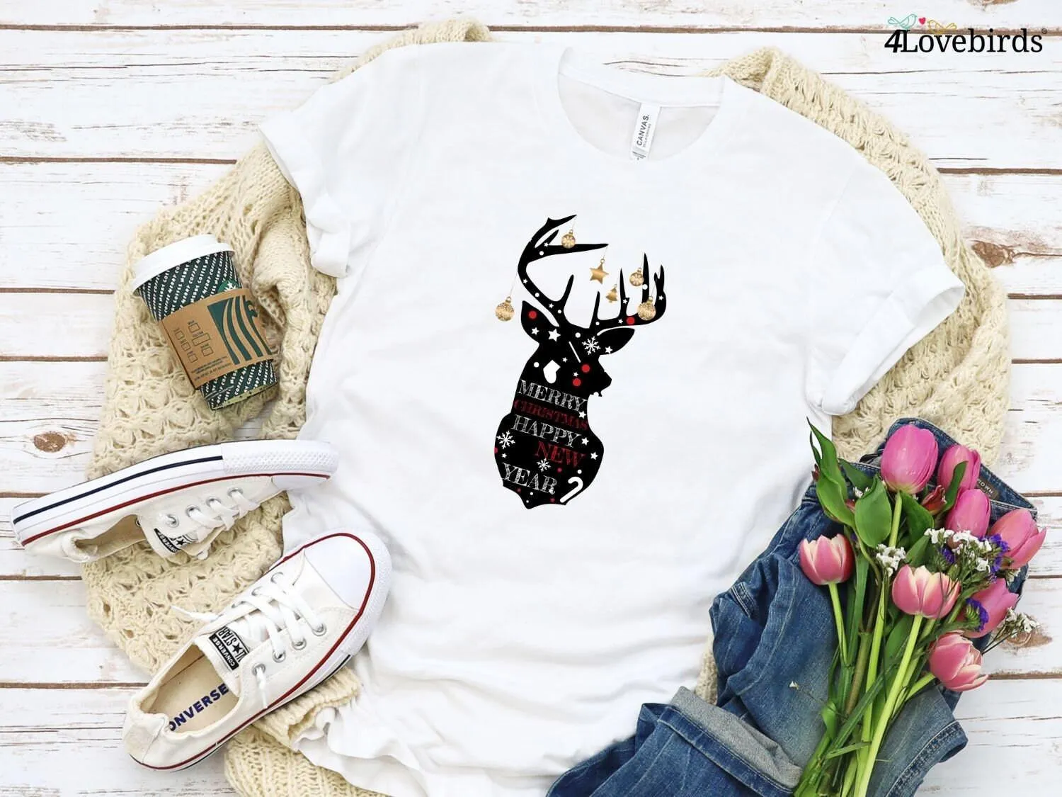Merry Christmas and Happy New Year Matching Hoodie, Christmas Couple Gifts, Christmas Couples Matching Sweats, Christmas Couples t shirts
