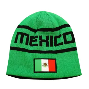 Mexico Adult Unisex Reversible Beanie