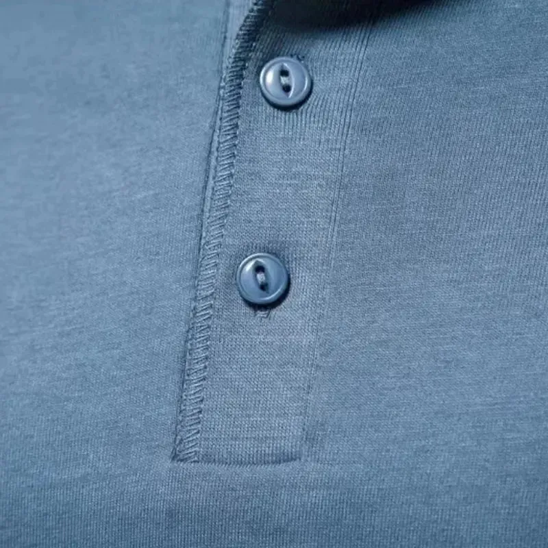 Minimalist Henry Neck Long Sleeve T-Shirt - Cross & Crown