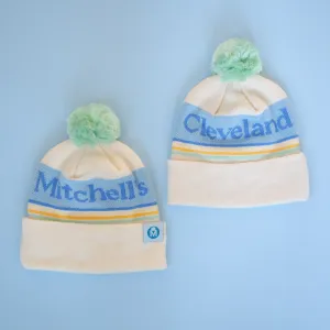Mitchell's Cleveland Pom Beanie