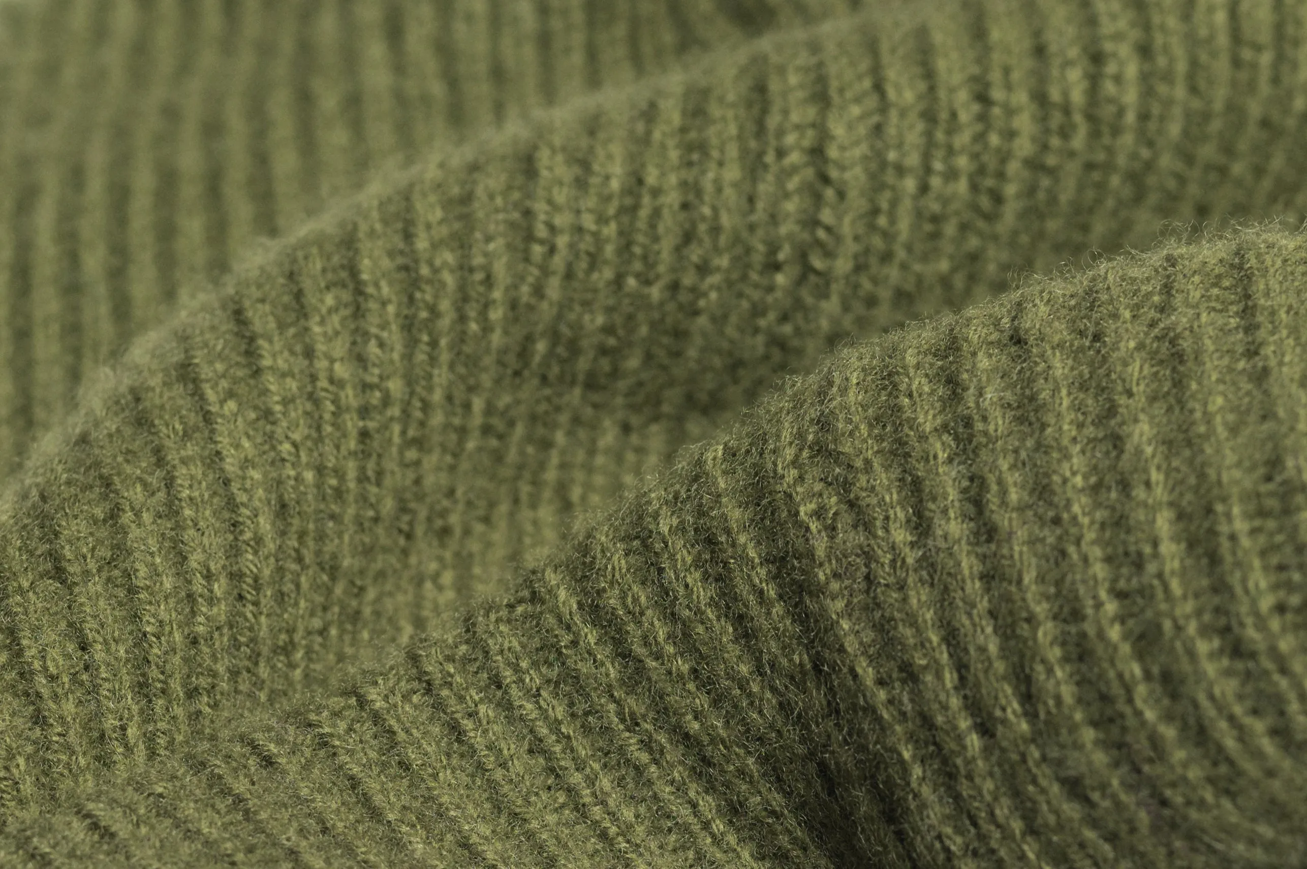 Moss Cashmere Wool Beanie