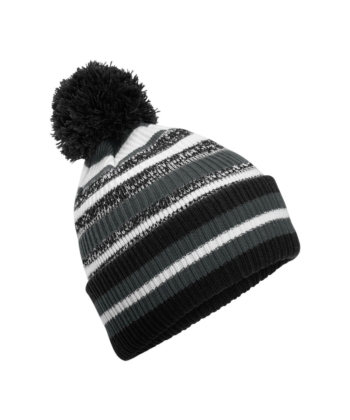 Multi-sport fan beanie | Black/Graphite Grey/White