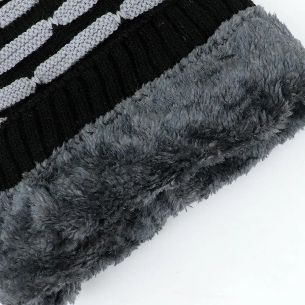 Murdock Fur lined Textured beanie Cap