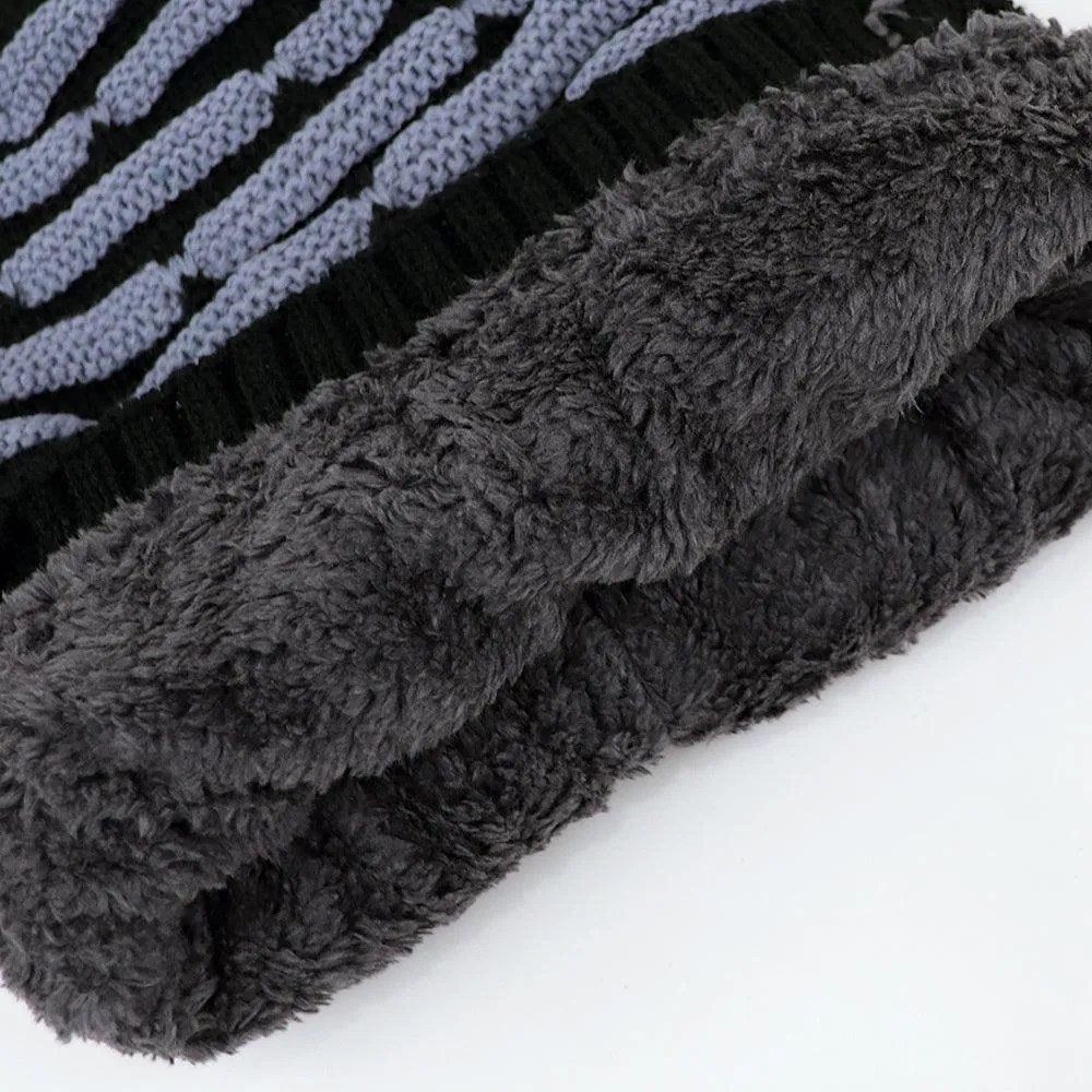 Murdock Fur lined Textured beanie Cap