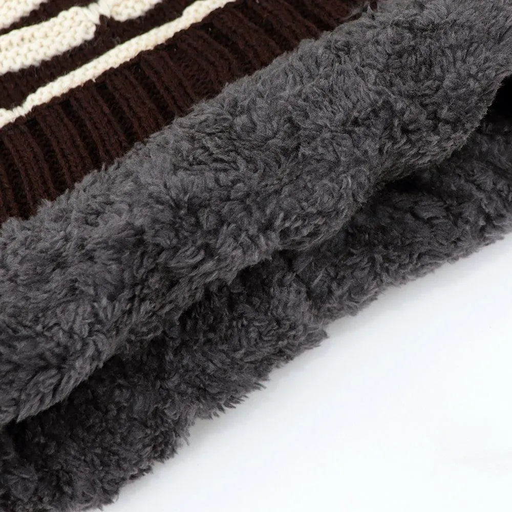 Murdock Fur lined Textured beanie Cap