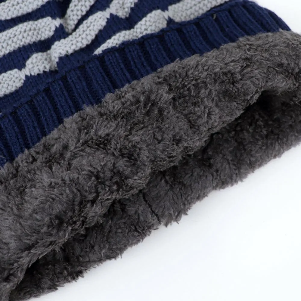 Murdock Fur lined Textured beanie Cap